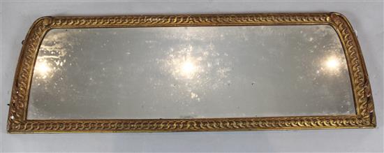 An Edwardian giltwood overmantel 42in. Height 14in.